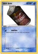 leere dose