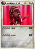 ash (from:sing)