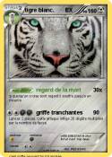 tigre blanc. EX