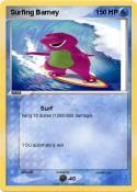 Surfing Barney