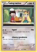 eating nachos