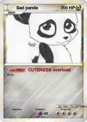 Sad panda