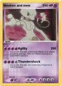 Mewtwo and mew