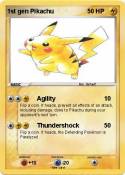 1st gen Pikachu