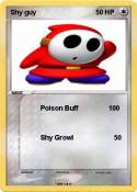Shy guy