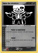 sans the skelet