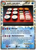 sushi cupcakes