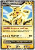pikachu en or