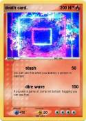 death card.