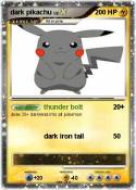 dark pikachu