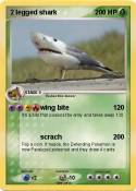 2 legged shark