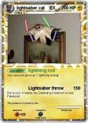 lightsaber cat