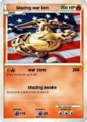 blazing war