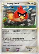 fiaying birds