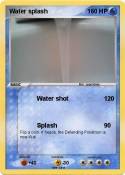 Water splash