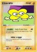 X from BFDI