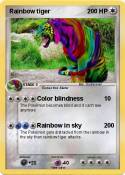 Rainbow tiger