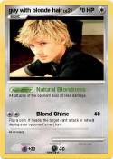 guy with blonde