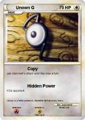 Unown G