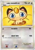 cute meowth ex