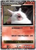 screaming bunny