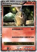 screaming bunny