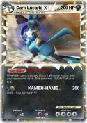 Dark Lucario X