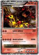 Feral chaos