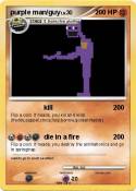 purple man/guy