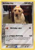 Birthday dog