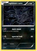 nightmare sans