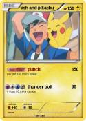 ash and pikachu