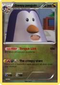 Creepy penguin