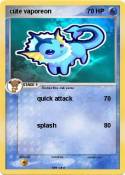 cute vaporeon