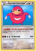 ugandan knuckle