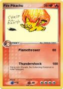 Fire Pikachu