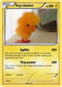 Tiny chicken