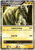 lighting wolf