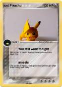 just Pikachu