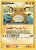 Nuzzle Raichu
