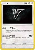 V