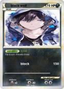black wolf