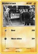 Alcohol is back
