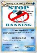 banning is bann