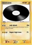 record plate