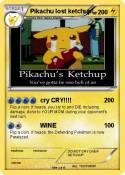 Pikachu lost