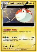 Lighting strike