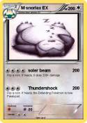 M snorlax EX