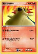 Typhlosion X