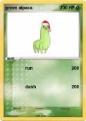 green alpaca
